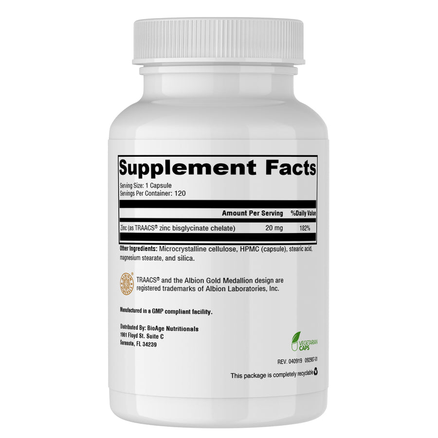 Generators Zinc Zinc – BioAge Nutritionals